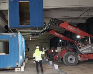 Kahe laaduriga tõstmine, konteinerite tõstmine ja liigutamine Tõstemeistri abil